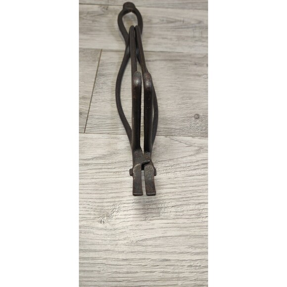 FABULOUS 19TH CENTURY ANTIQUE SHAKER WROUGHT IRON ADJUSTING PIE WARMING TRIVET - Picture 5 of 11